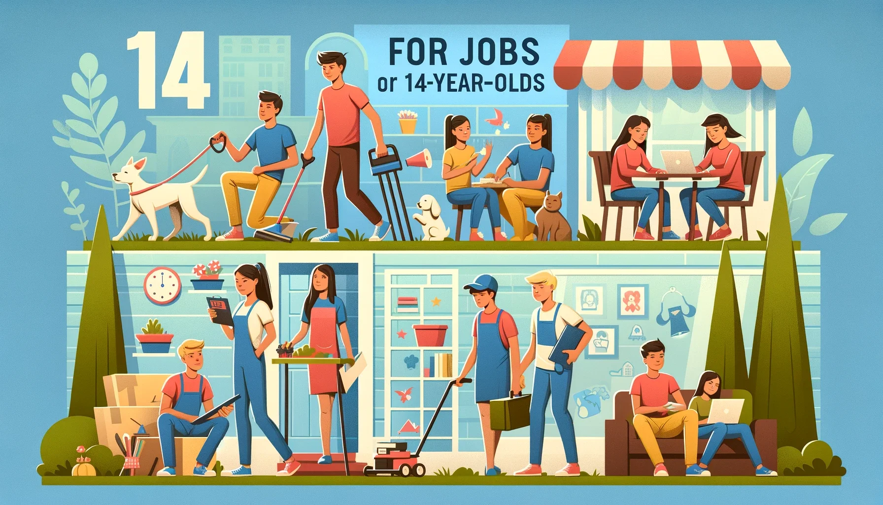 Best Jobs for 14 Year Olds in 2023-2024 – Suggest Wise