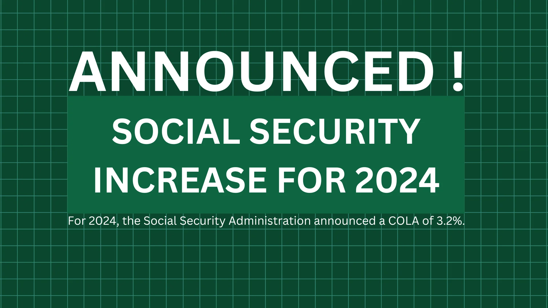 Social Security Increase 2024 Eligibility Meaning Dulci Glennie