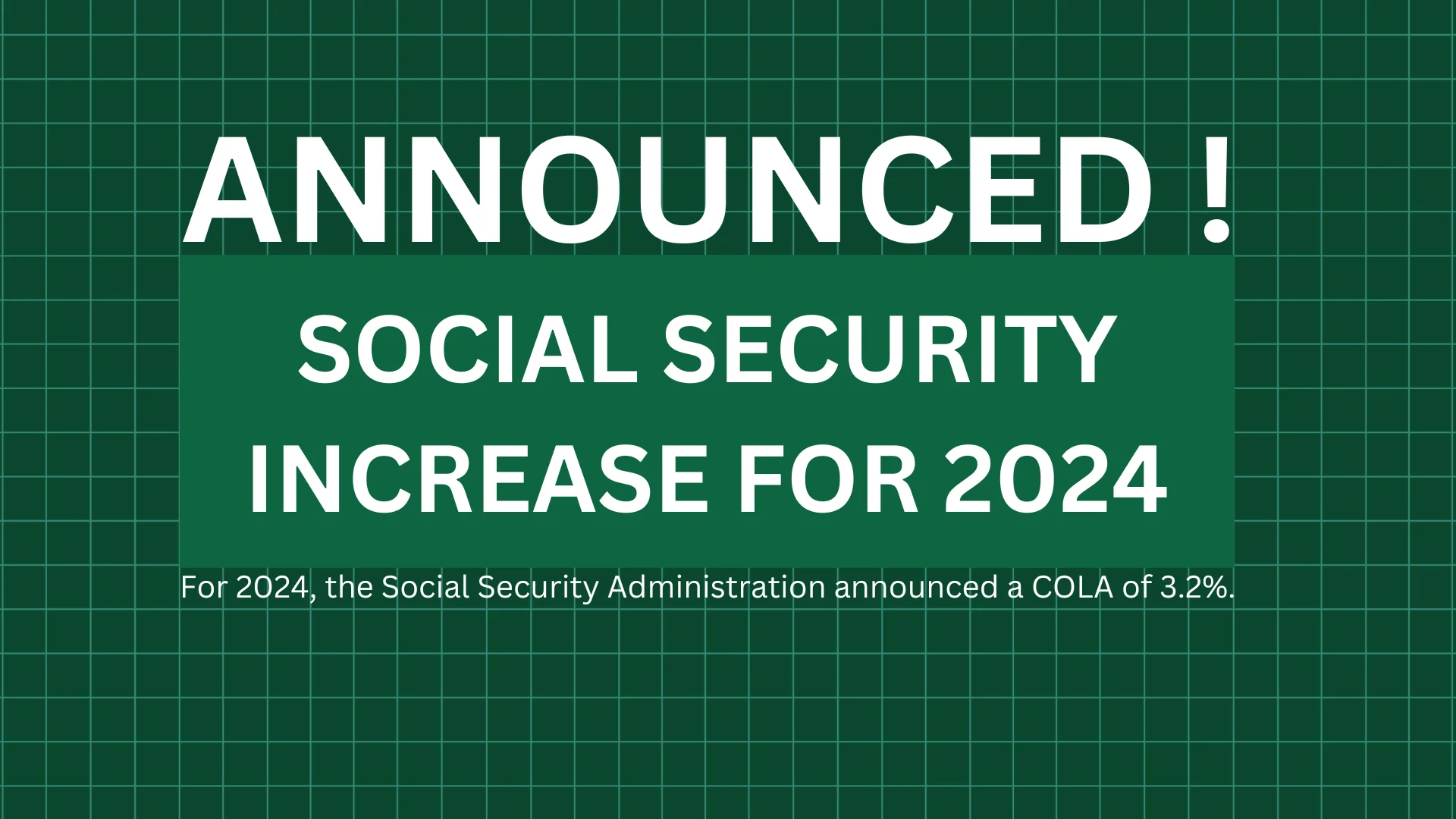 What Is The Social Security Increase For 2024 Over 65 Caro Martha