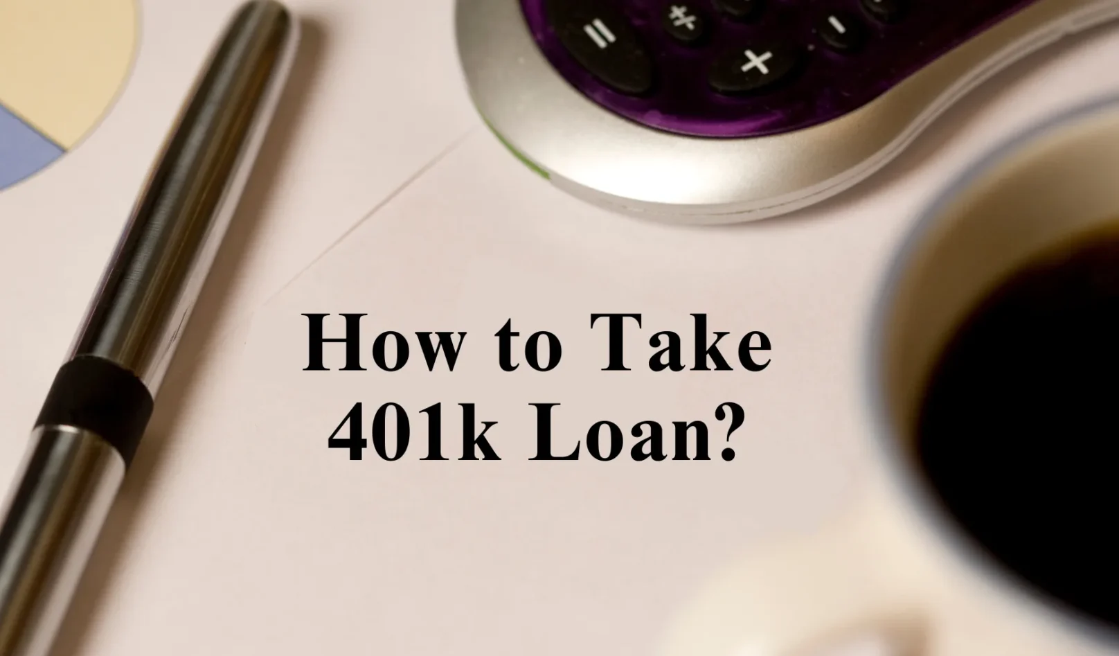 how to take a 401k loan