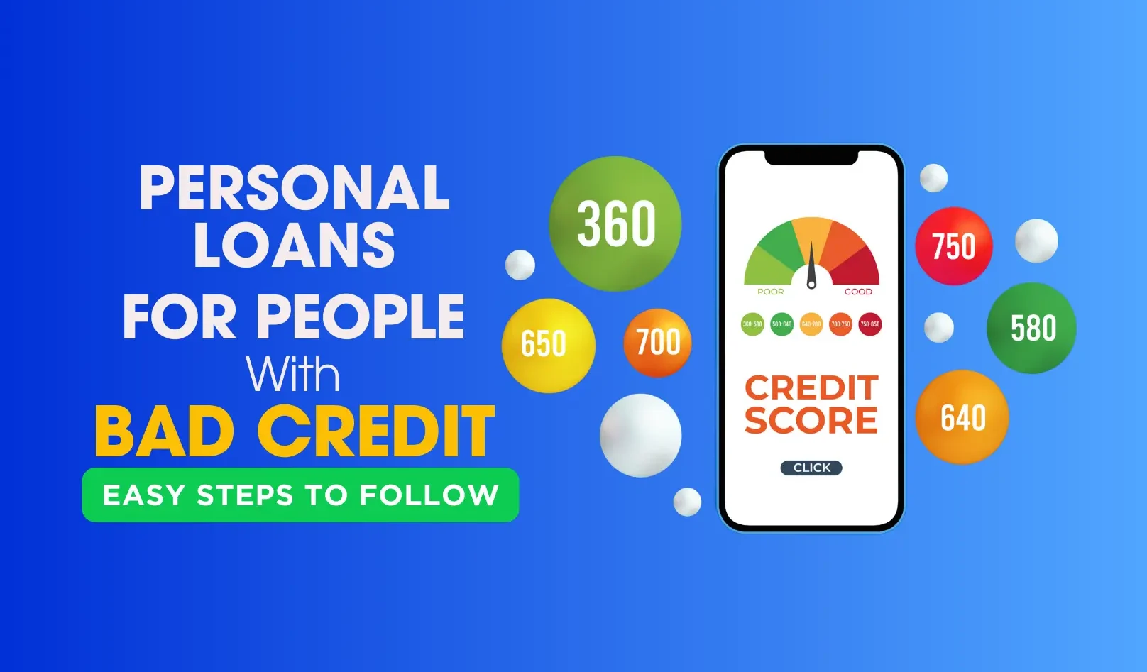 Personal loans with bad credit